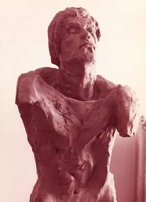 Jan Palach Sculpture by Gerhard Juchum