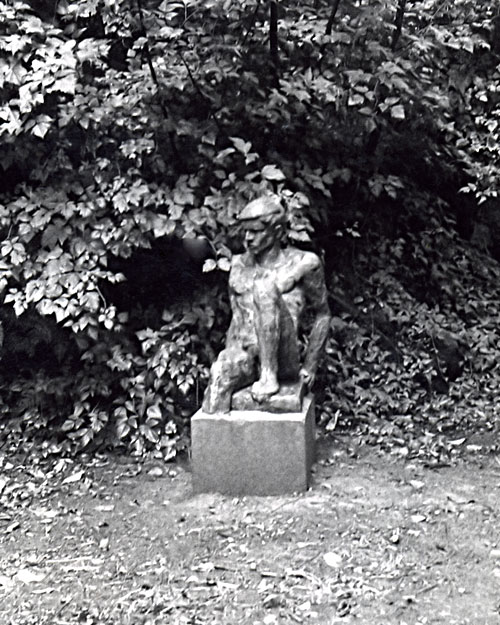 The Truckdriver - Sculpture by Gerhard Juchum