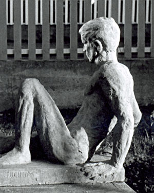 The Truckdriver - Sculpture by Gerhard Juchum