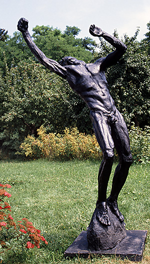 The Highjumper - Sculpture by Gerhard Juchum