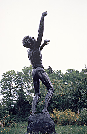 The Highjumper - Sculpture by Gerhard Juchum