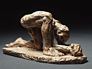 Anguish - Sculpture by Gerhard Juchum